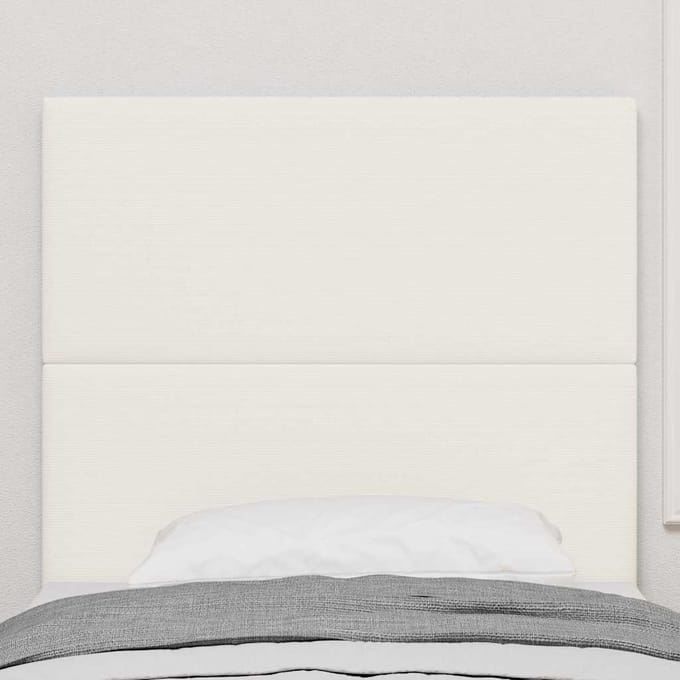 vidaXL - Hoofdbord - Crème - 80 - cm - Corduroy - stof