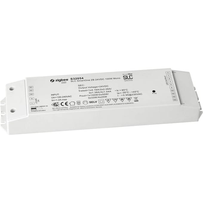 The Light Group SLC SmartOne voeding S32054 24V 96W Mono ZigBee