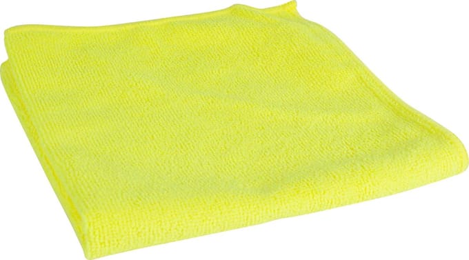 Microvezeldoek | ft 40 x 40 cm | geel | pak van 10 stuks