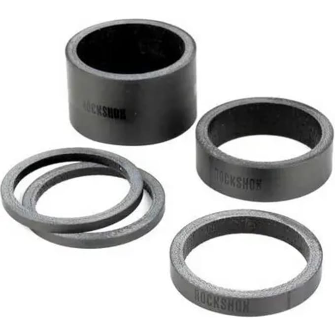 Headset Rockshox Kit Rockshox Headset Spacer Carb. Glanzend Logo