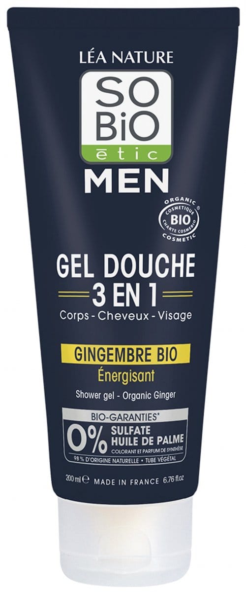 So bio etic Showergel for men 3-in-1 ginger 200 Milliliter