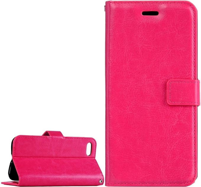 Bookcase Geschikt voor: iPhone 6 Plus / iPhone 6S Plus - Roze - portemonnee hoesje