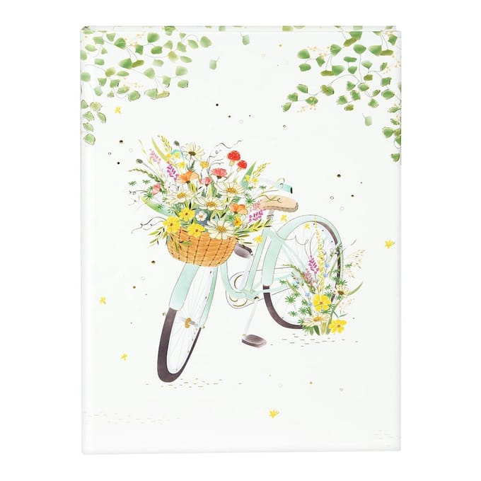 Goldbuch - Notitieboek A5 Flowery Bike