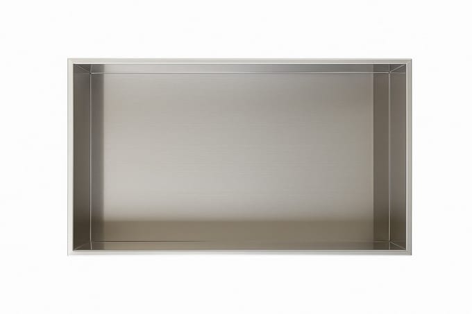 Profielenloods - Inbouwnis - Zilver - 60 x 30 x 8,5cm - RVS