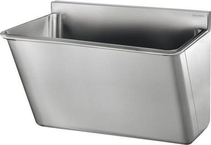 Medische scrub met lage spatwand