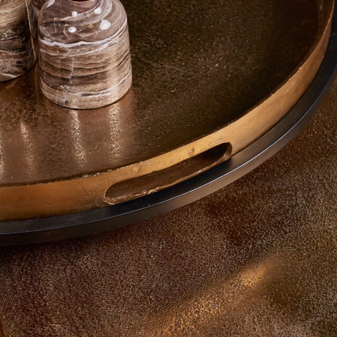 Starfurn - Salontafel Puck - Brons - 78x78x38 cm