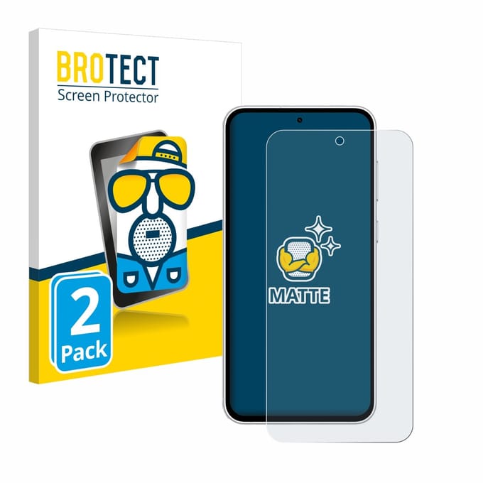 BROTECT - Screenprotector voor Samsung Galaxy S23 FE - Folie Beschermfolie matte 2 Stuks