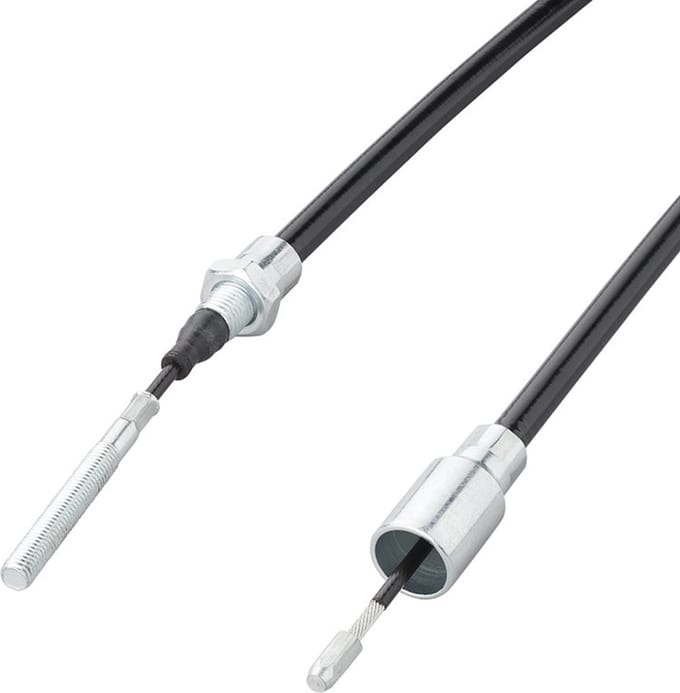 ProPlus Verstelbare remkabel - metaal en nylon - 830/1040 mm - Ø 22 mm bus - M8 draadeinde
