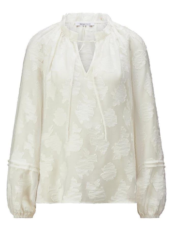 Blouse Van Peter Hahn wit