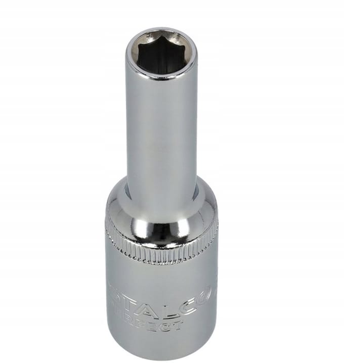 Dopslag 1/2'' 14mm Zeskant Diep CrV Staal Perfect Stalco