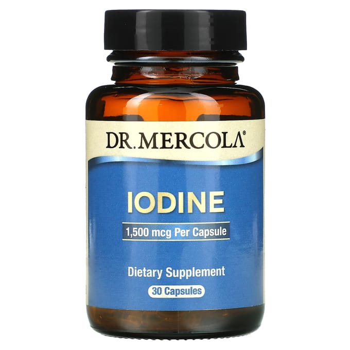 Dr. Mercola, Jodium, 1.500 mcg, 30 capsules (1.500 mcg per capsule)