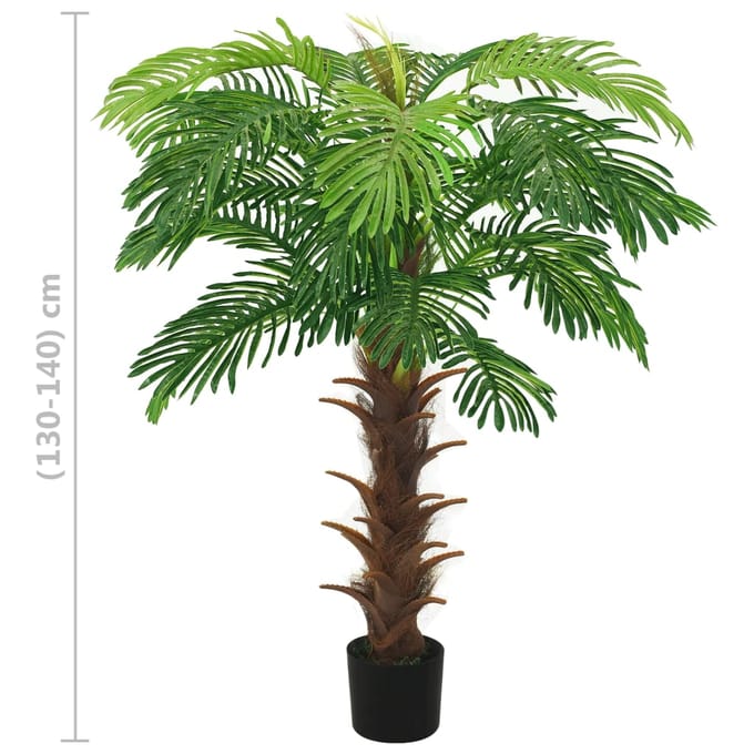 Vidaxl Kunstmatige Sagoe Palm Ontworteld in Pot, 140 Cm, Groen