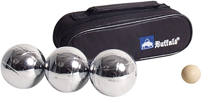 Jeu de boules set metaal (3st.)