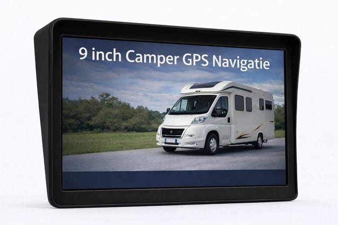 9 inch Camper & Caravan GPS Navigatie – Bluetooth – Groot Scherm