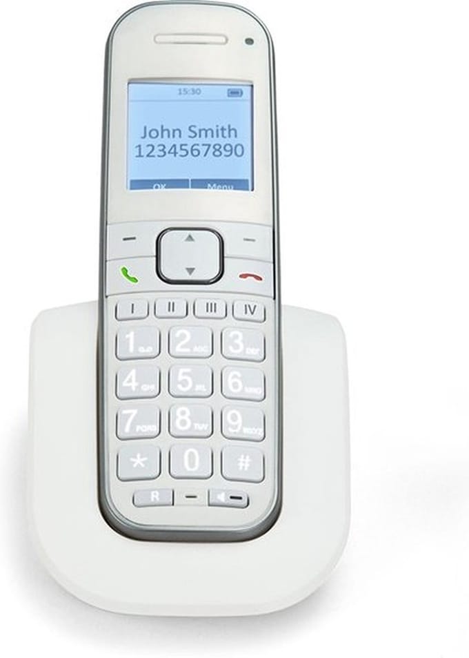 Fysic FX-9000 Senioren DECT telefoon - Extra luid gespreksvolume voor slechthorenden - Wit