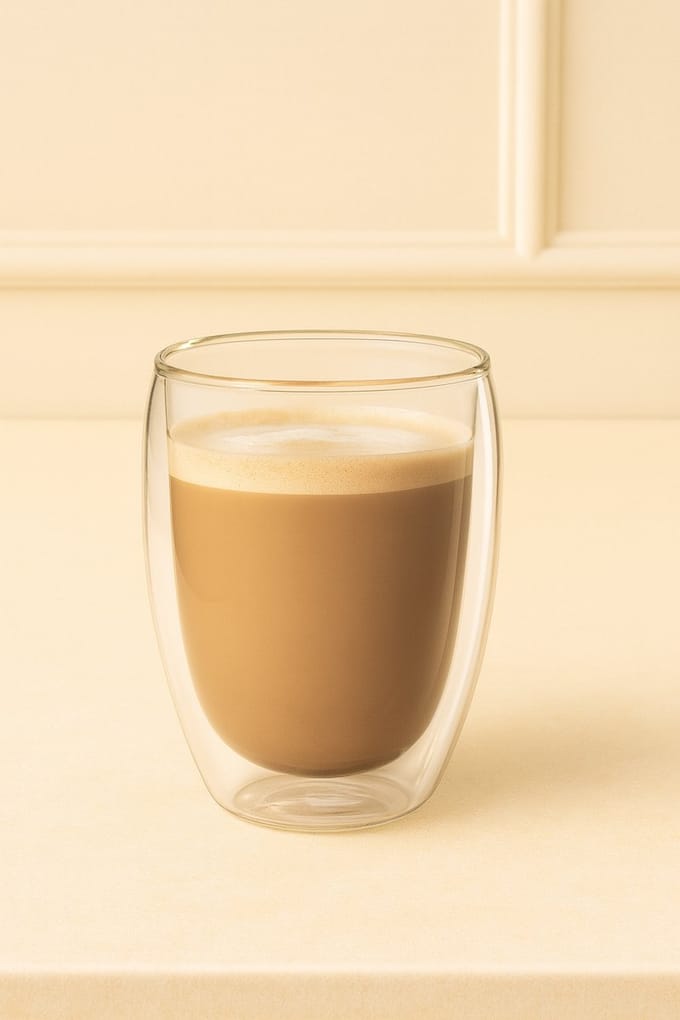 Mevaz dubbelwandige glazen - Koffie - Latte Macchiato - Cappuccino - Mocha - set van 4 - 350ml