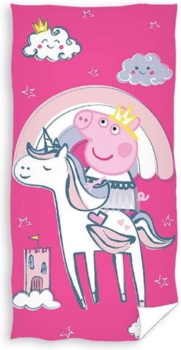 Peppa Pig Strandlaken - 70x140 cm - Roze