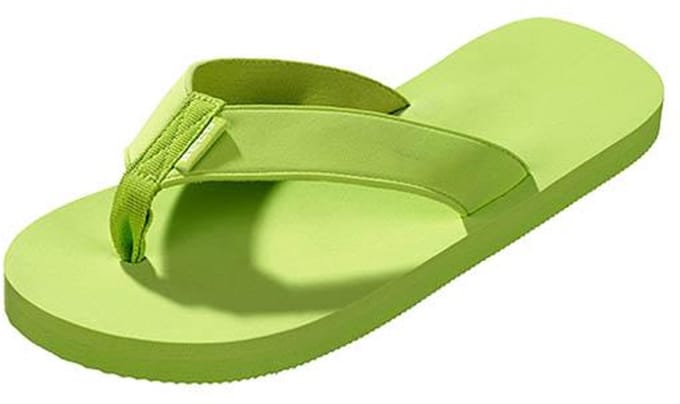 BECO teenslippers Urban - unisex - limegroen - maat 41