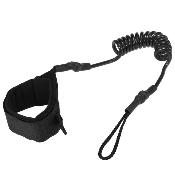 1,2 Meter Enkel Leash Surfen Elastisch Gespirald Stand UP Paddle Board Been Touw Surfplank Enkel Leash Black black