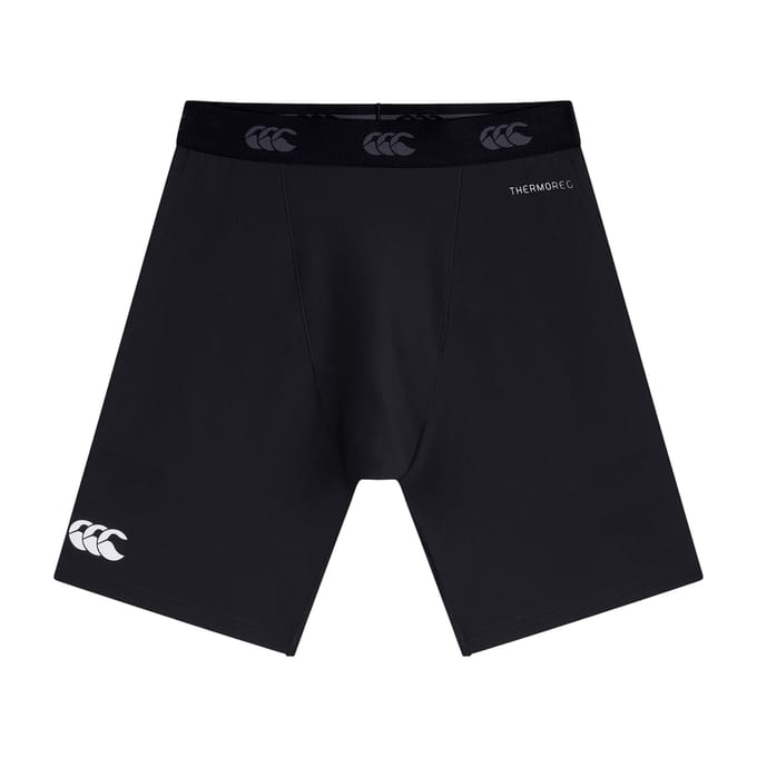 Canterbury Heren Thermoreg Base Layer Shorts (Zwart)