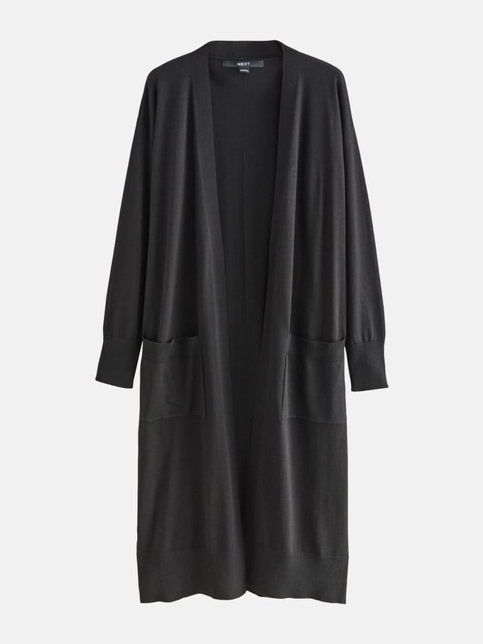 Next - Dames - Lang vest met lange mouwen - Zwart