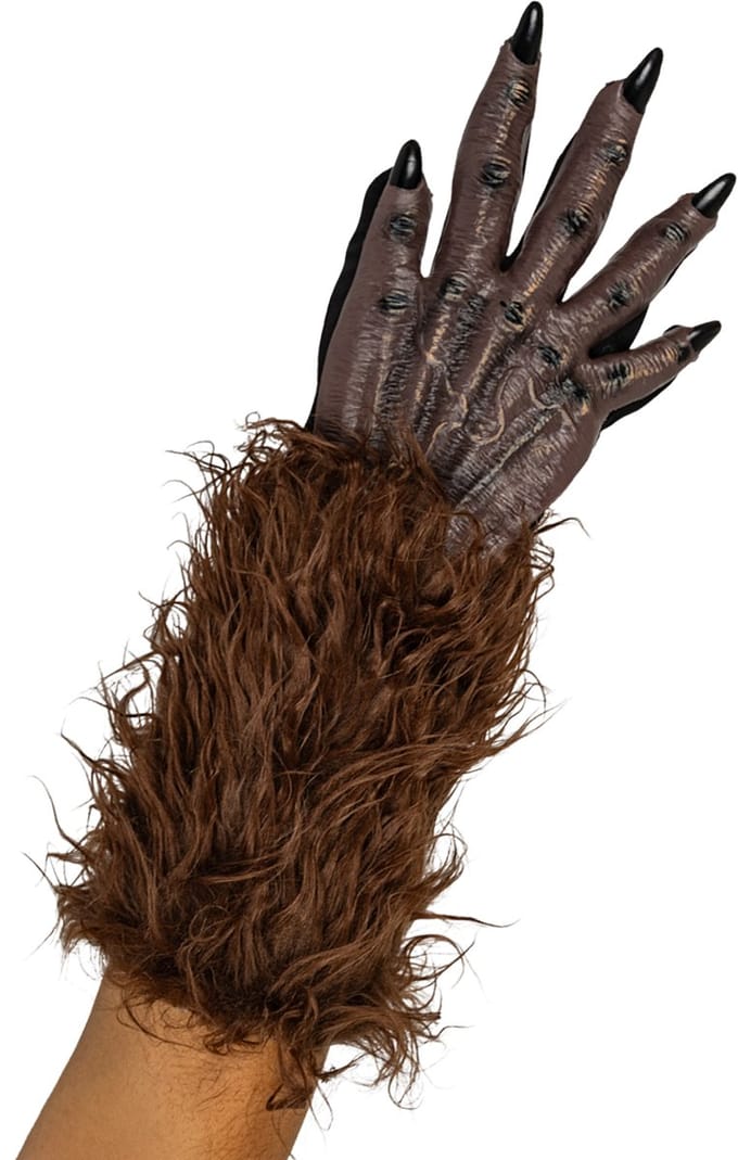 Weerwolf Handschoenen - Halloween Harige Wolf - Volwassenen