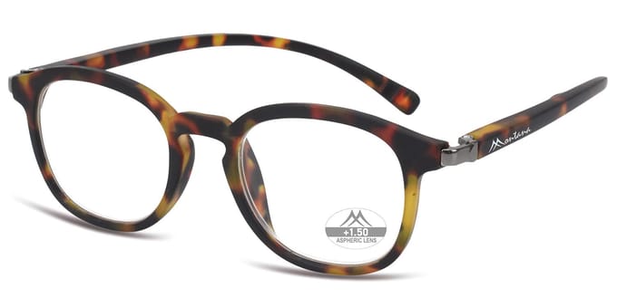 Montana MNR4A leesbril met lange poten Tortoise +1.00 - Hangend - Nek