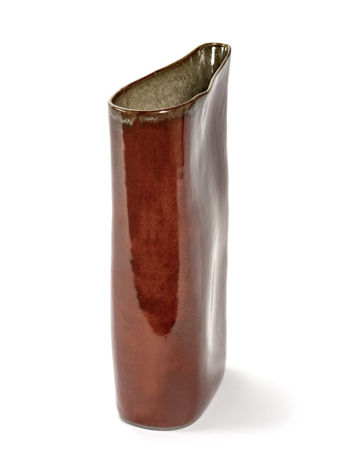 Serax Terres de Rêves by Anita Le Grelle Vaas - 26x11x32,8 cm - Rust/Misty Grey