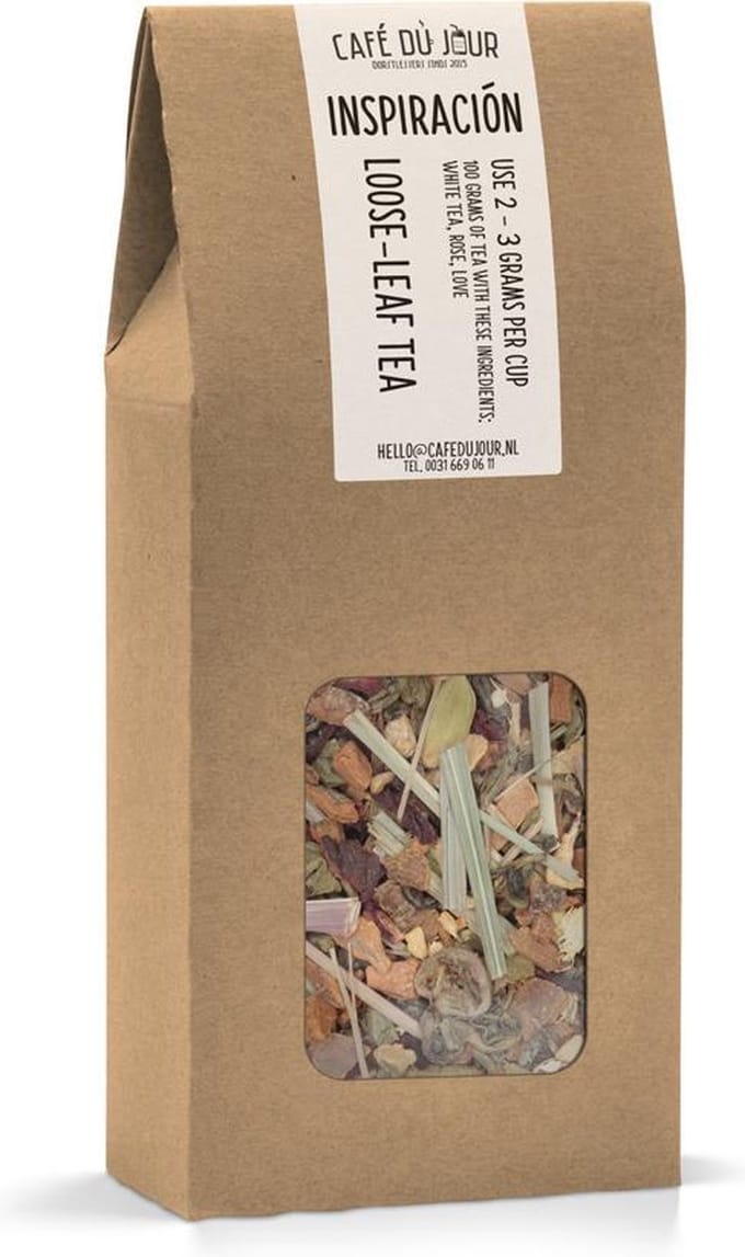 Inspiración - groene thee 100 gram - Café du Jour losse thee