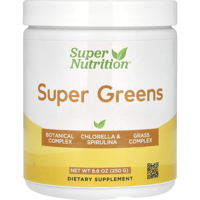 Super Nutrition, Super Greens, 250 g (250g)
