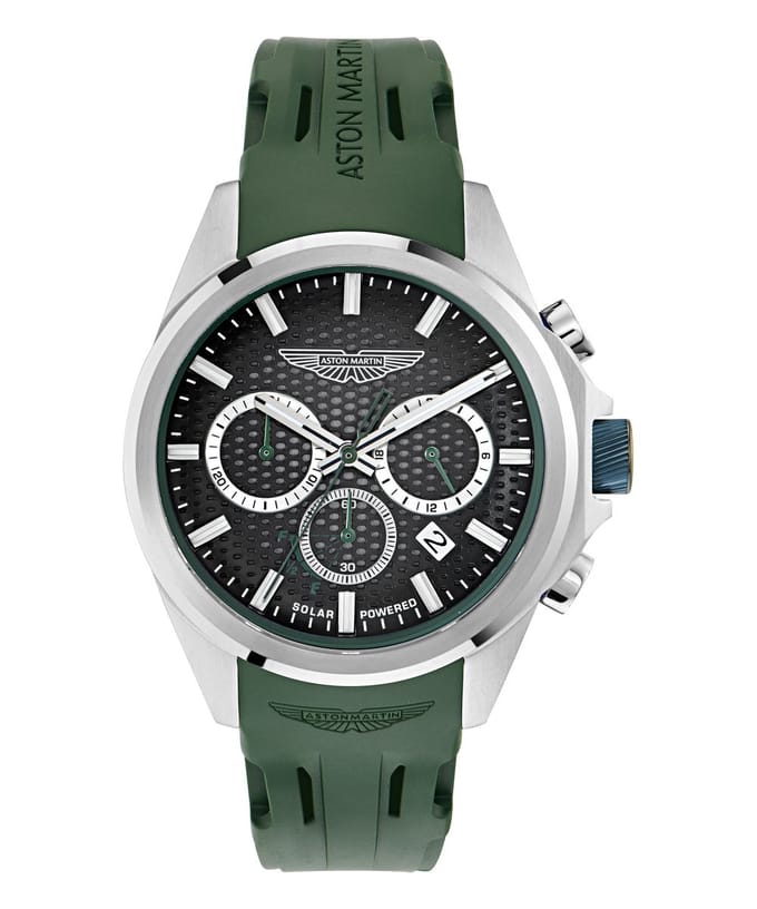 Aston Martin Aml Thrill HLC W MTRH2S604 Horloge - Siliconen - Groen - Ø 44 mm