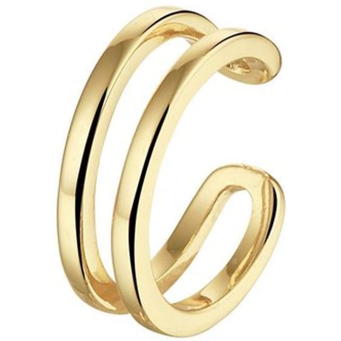 The Jewelry Collection - Earcuff - Zilver goudverguld