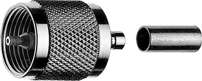 Telegärtner J01040A0010 J01040A0010 UHF-connector Stekker, recht 50 Ω 1 stuk(s)