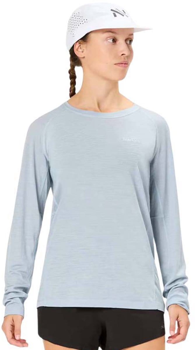 NNormal | Merino Long Sleeve Shirt | Dames | Blue | M -