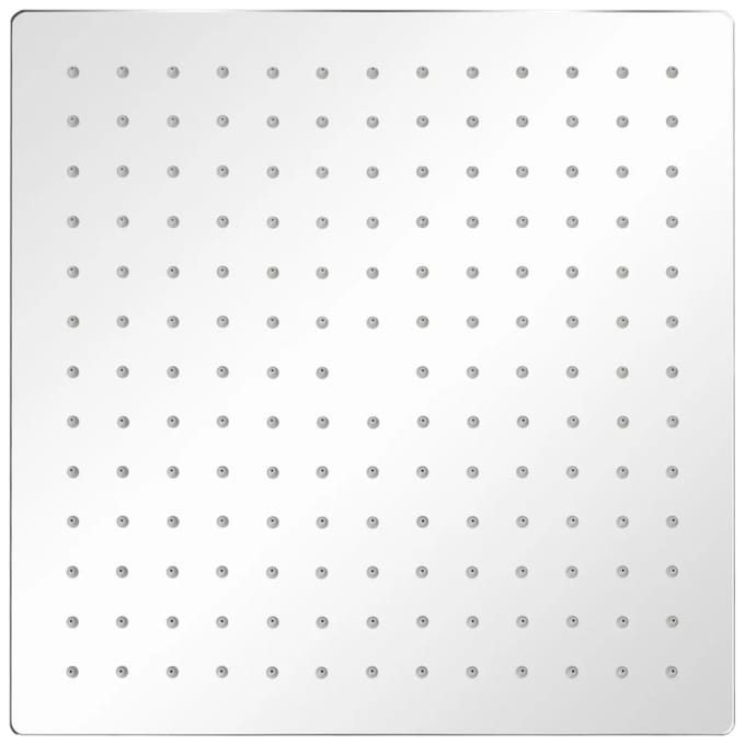 vidaXL - Regendouchekop - vierkant - 30x30 - cm - roestvrij - staal