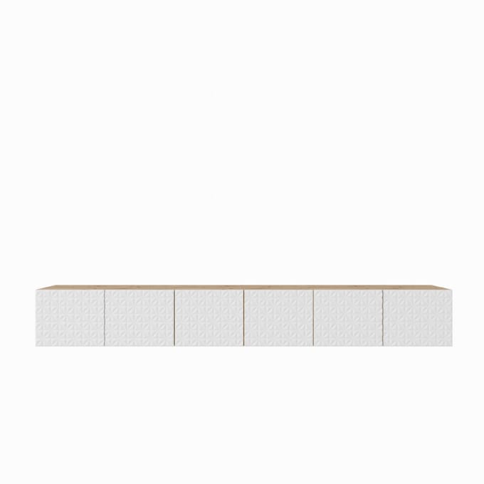 TV-kast Cali 300 (3x100) cm (artisan + wit)
