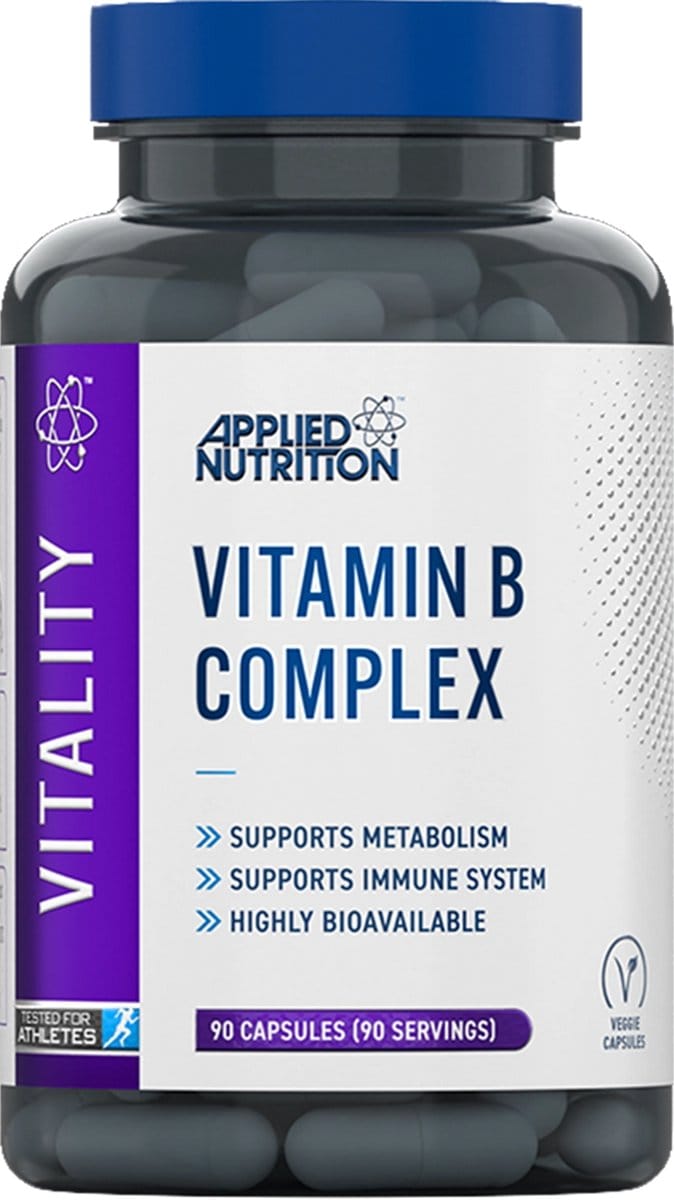 Vitaminen - Vitamin B Complex Vegan 90 Tablets - Applied Nutrition -