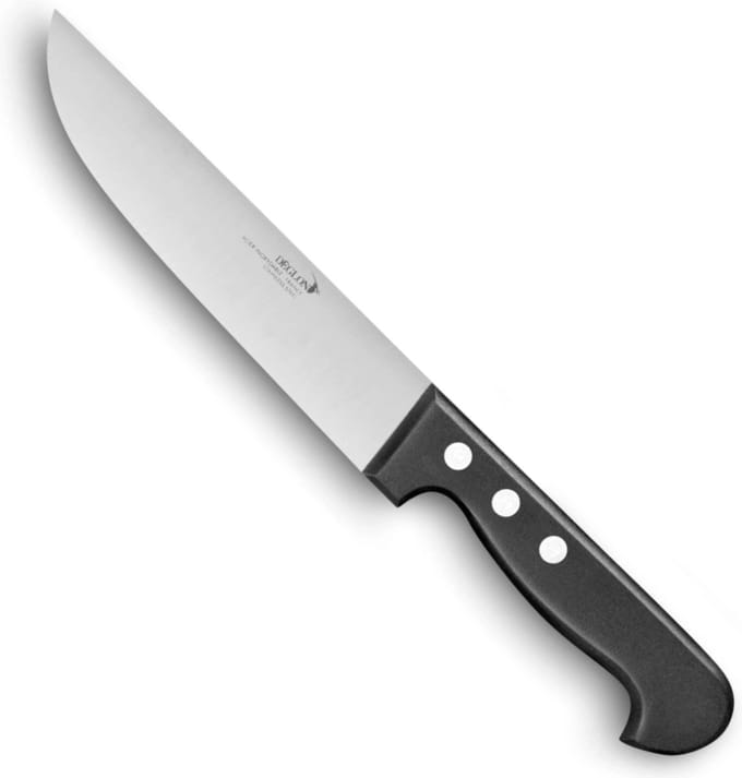 Déglon Vleesmes – 17 cm – Breed Lemmet – Ergonomische Handgreep – Zwart