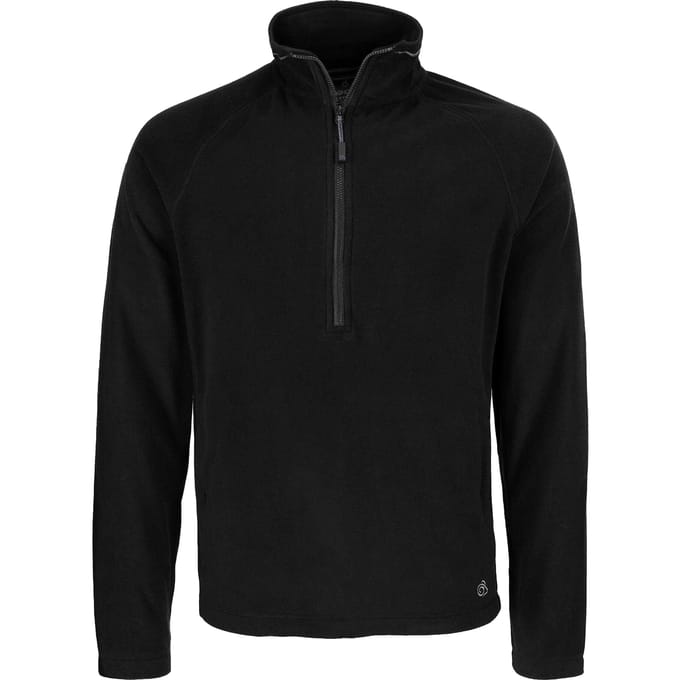 Craghoppers Heren Expert Corey 200 Half Zip Fleece Top (Zwart)