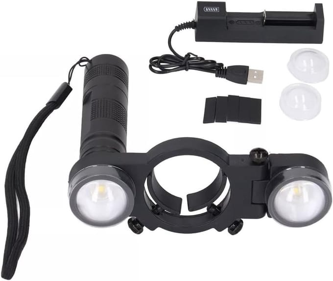 Verstelbare Spuitpistool Verlichting met Warm Wit Licht en Drie Helderheidsniveaus voor Precisie Schilderen