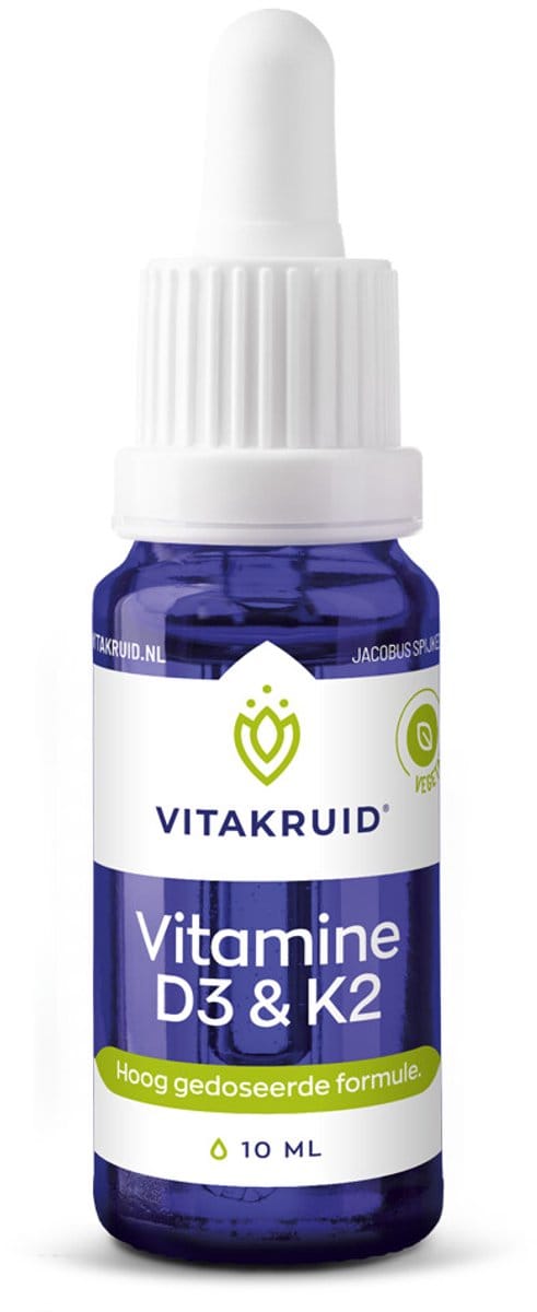 VitaKruid Vitamine D3 & K2 10 ml