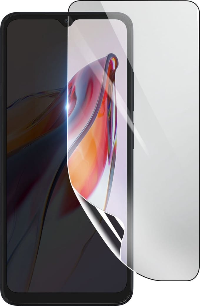 3mk, Geschikt voor Xiaomi Redmi 12C, Schokbestendige Hydrogel Screenprotector, Transparant