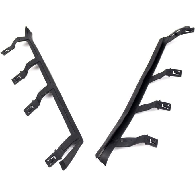 Koplampafdichting Bovenste Beugels LINKS+RECHTS Voor BMW X3 E83 2004-2010 6939274 black