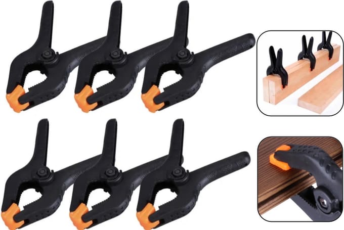 PD® - Zeilklem - Marktklem - EXTRA STERK - 90 mm - 3 inch - 6 stuks Zeilklemmen