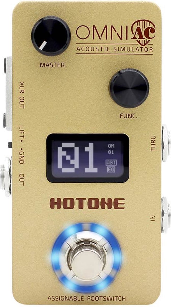 Akoestisch simulatie pedaal Hotone OMNI AC OMP-5