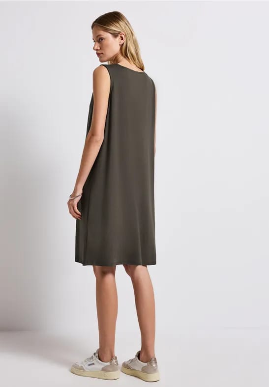 Jurk in effen kleur