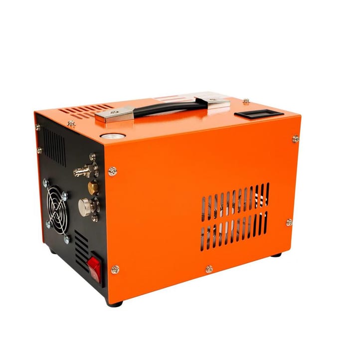 4500PSI Hogedruk LED-display luchtcompressor met koelventilator Intelligente draagbare luchtcompressor EU Plug