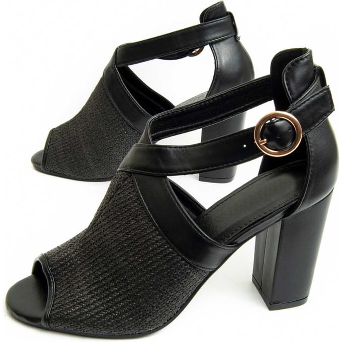 Dames Sandalen met Hak.  Montevita  Avara  92145 39 zwart