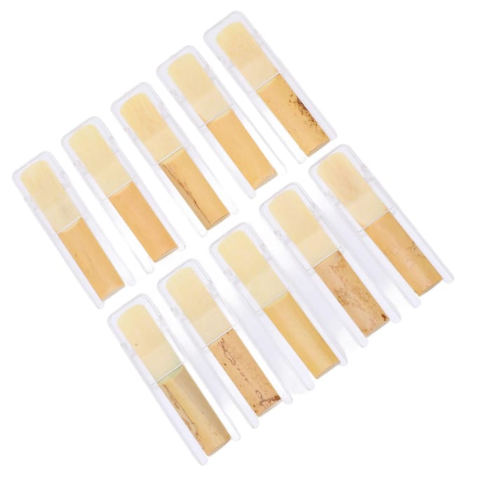 10 STUKS Sterkte 2.5 Klarinetriet Vervanging Bes Trillende Rieten Klarinet Accessoires beige