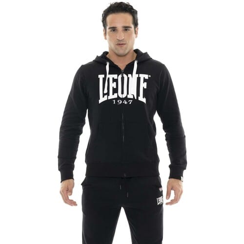 Capuchon sweaters Leone 1947 Man Hoody Full Zip Big Logo